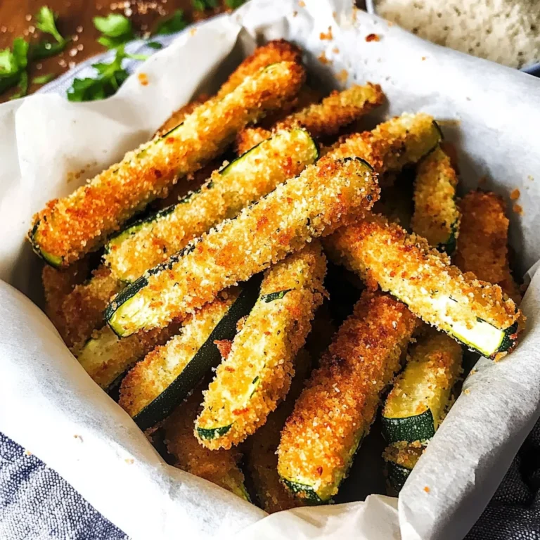 Baked Parmesan Zucchini Fries