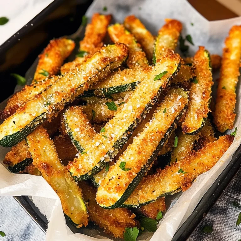 Baked Parmesan Zucchini Fries