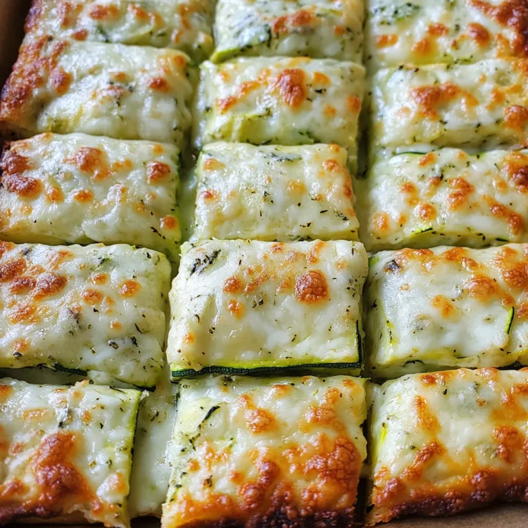 Cheesy Zucchini Breadsticks