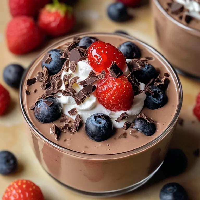 Chocolate Protein Pudding Recipe