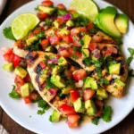 Cilantro-Lime Chicken with Avocado Salsa
