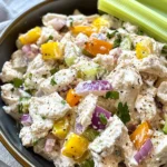 Cottage Cheese Chicken Salad with Banana Peppers