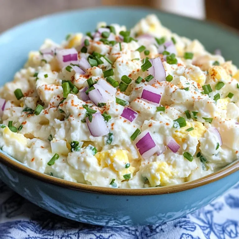 Cottage Cheese Egg Salad (No Mayo)