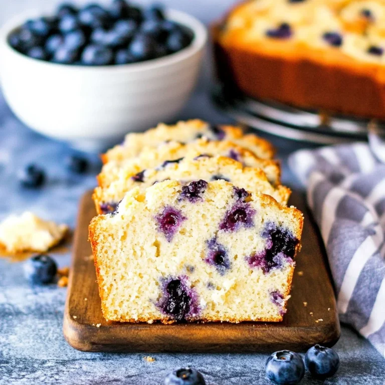 Cream Cheese Blueberry Bread