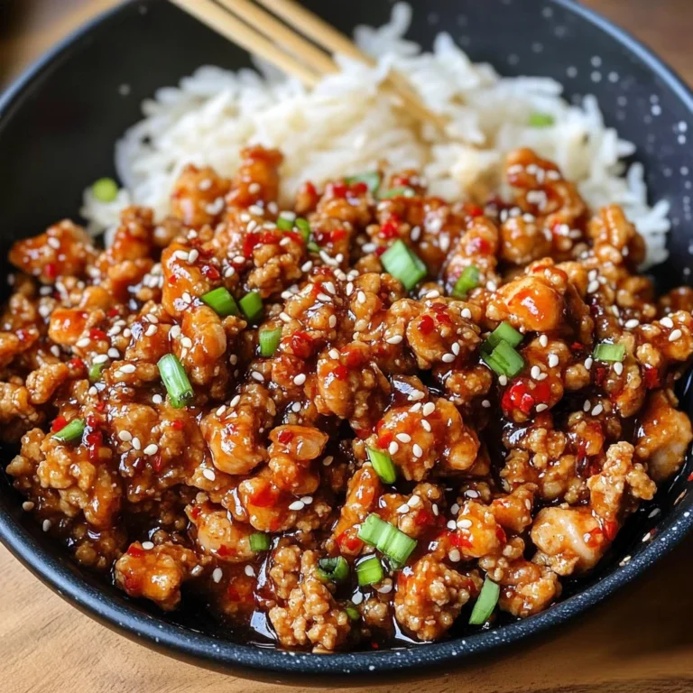 Firecracker Ground Chicken
