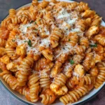 Garlic Parmesan Healthy Chicken Pasta