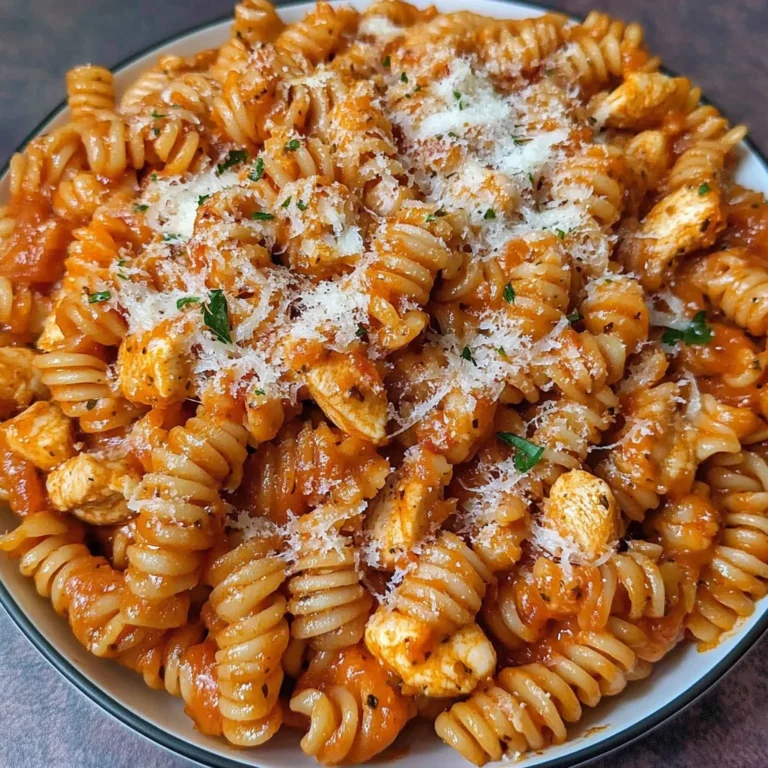 Garlic Parmesan Healthy Chicken Pasta