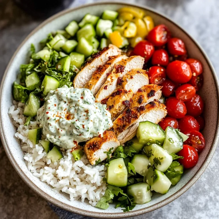 Greek Chicken Bowls