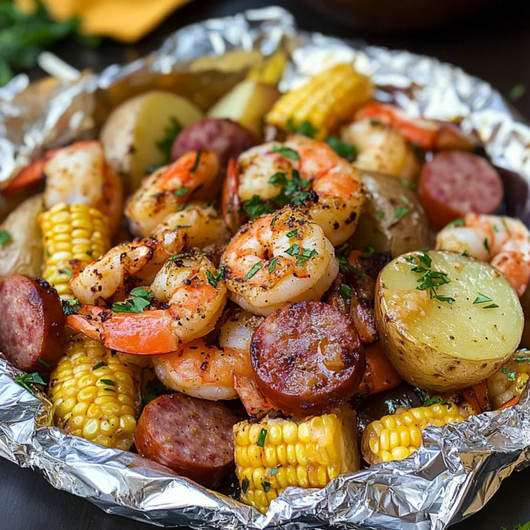 Grilled Shrimp Boil Packets