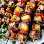 Hawaiian Chicken Skewers