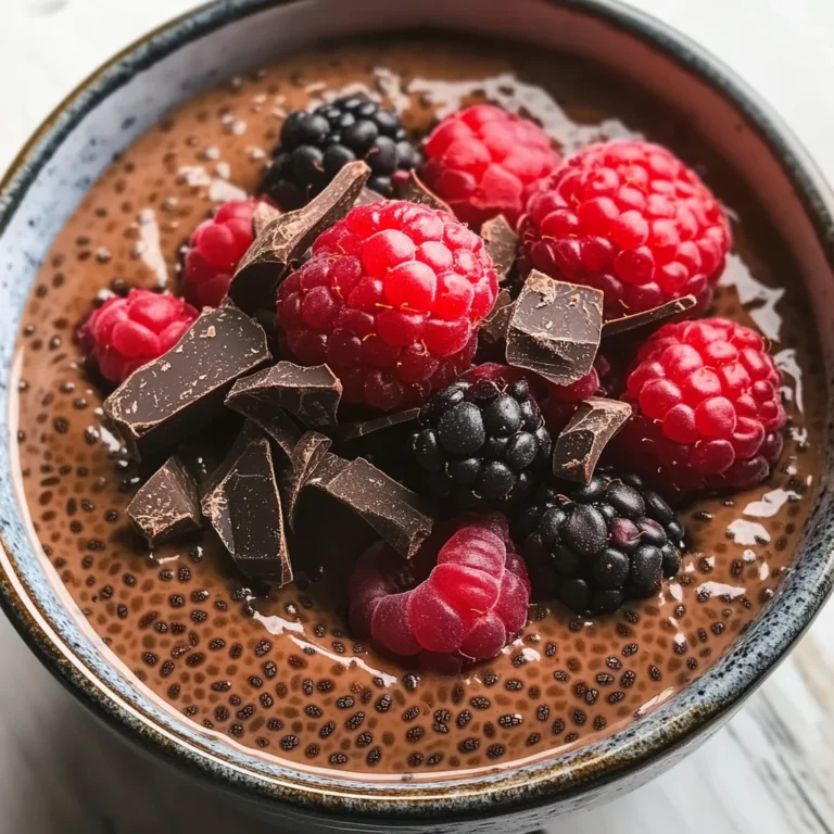 High-Protein Chocolate Chia Pudding