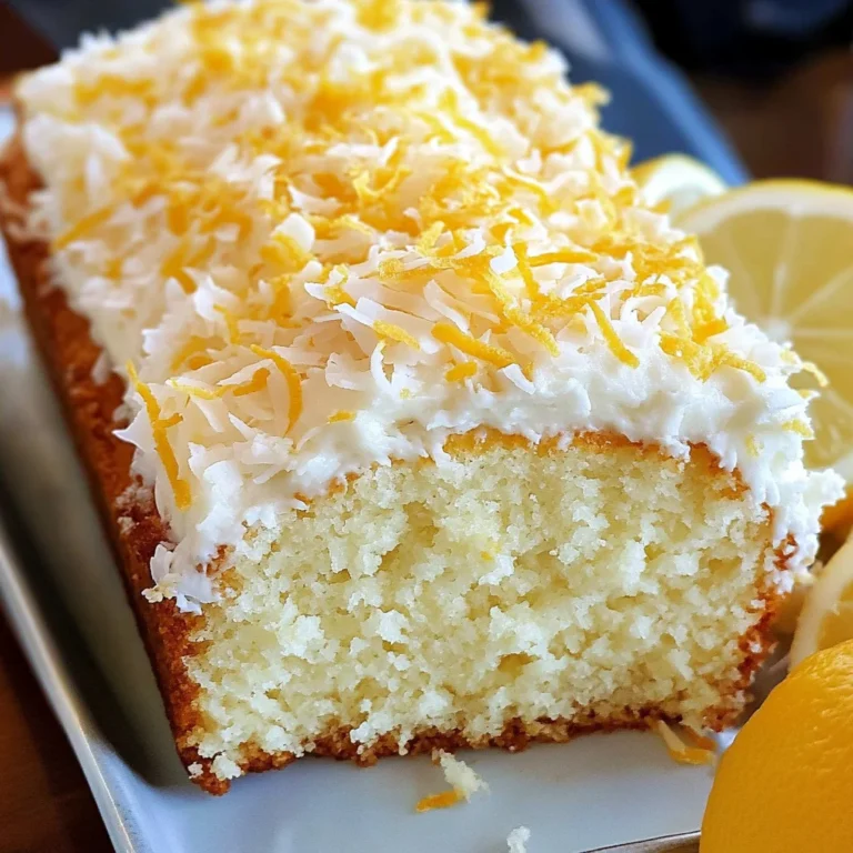 Lemon Coconut Cake