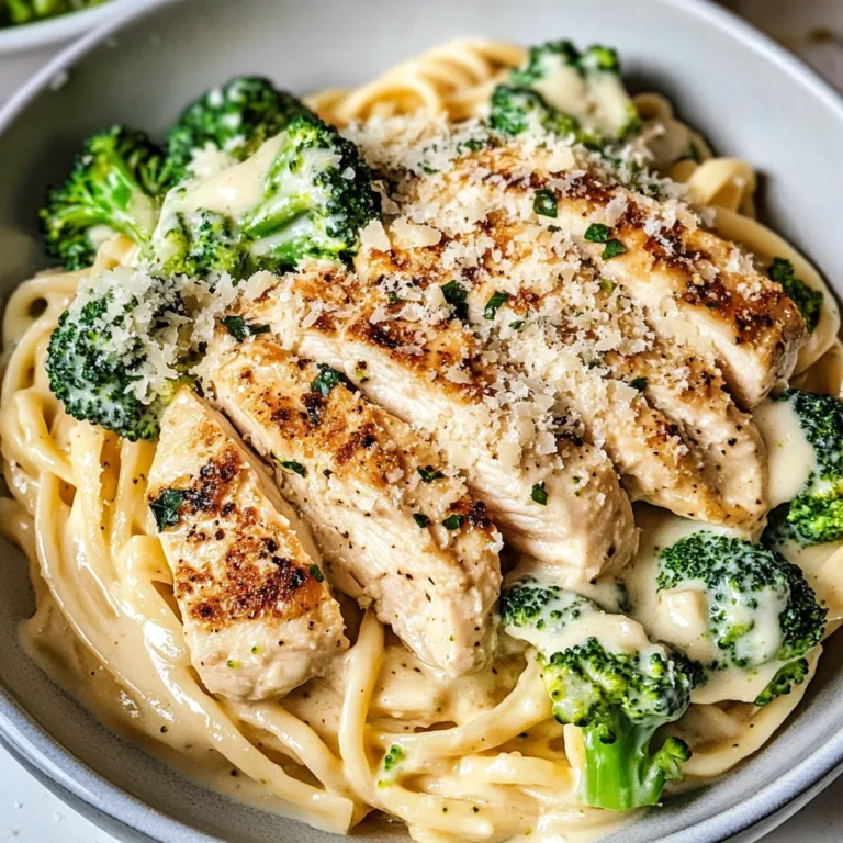 Low Calorie Chicken Alfredo