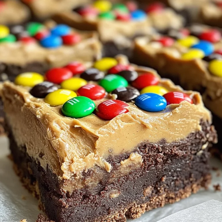Peanut Butter Whip Brownies