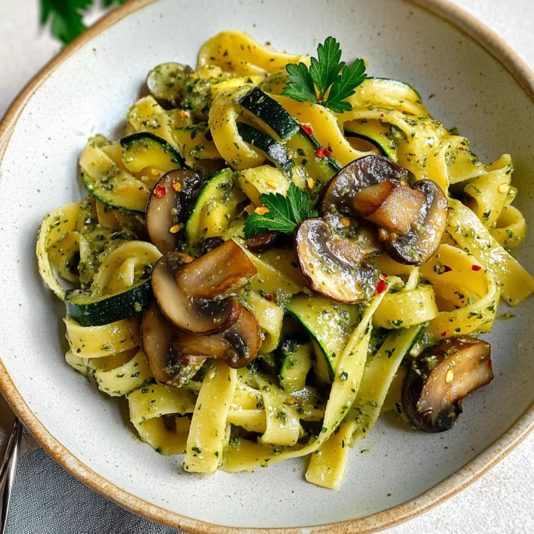 Zucchini Mushroom Pasta