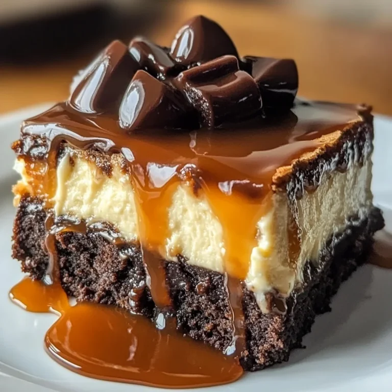 Caramel Brownie Cheesecake