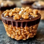 Chocolate Peanut Butter Rice Krispie Cups