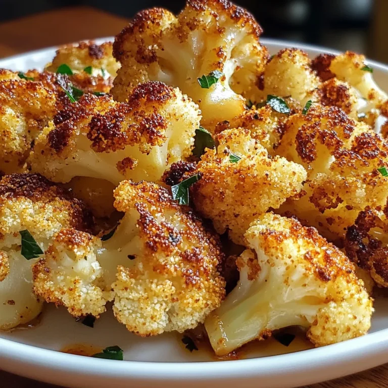 Crispy Roasted Cauliflower
