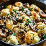 Garlic Cauliflower Mushroom Skillet: Quick & Delicious Dish