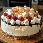Marshmallow Whip Cheesecake : No-Bake Dream Dessert