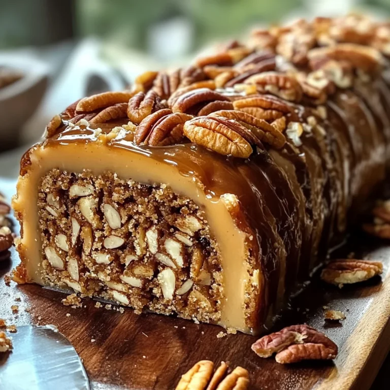 Nana’s 3-Ingredient Pecan Log