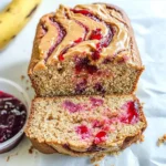 Peanut Butter & Jelly Banana Bread Recipe