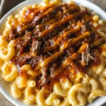 Pulled beef Mac and Cheese