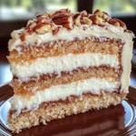 White German Chocolate Cake with Cheesecake Center