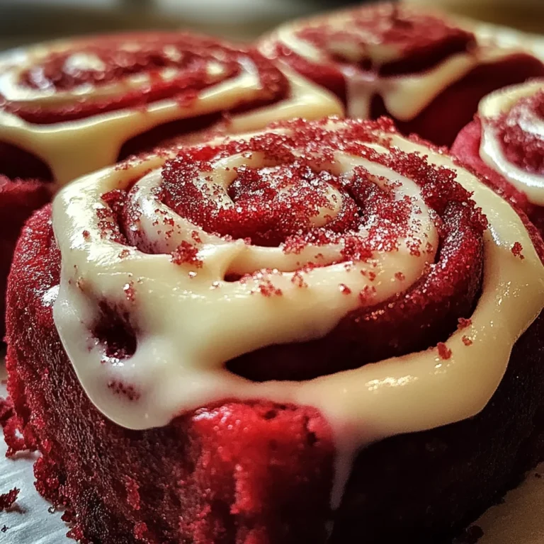 ed Velvet Cinnamon Rolls: A Decadent Twist on a Classic