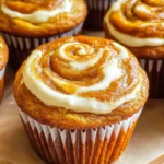 Best Swirled Pumpkin Cream Cheese Muffins