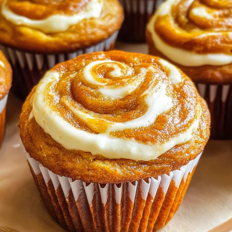 Best Swirled Pumpkin Cream Cheese Muffins