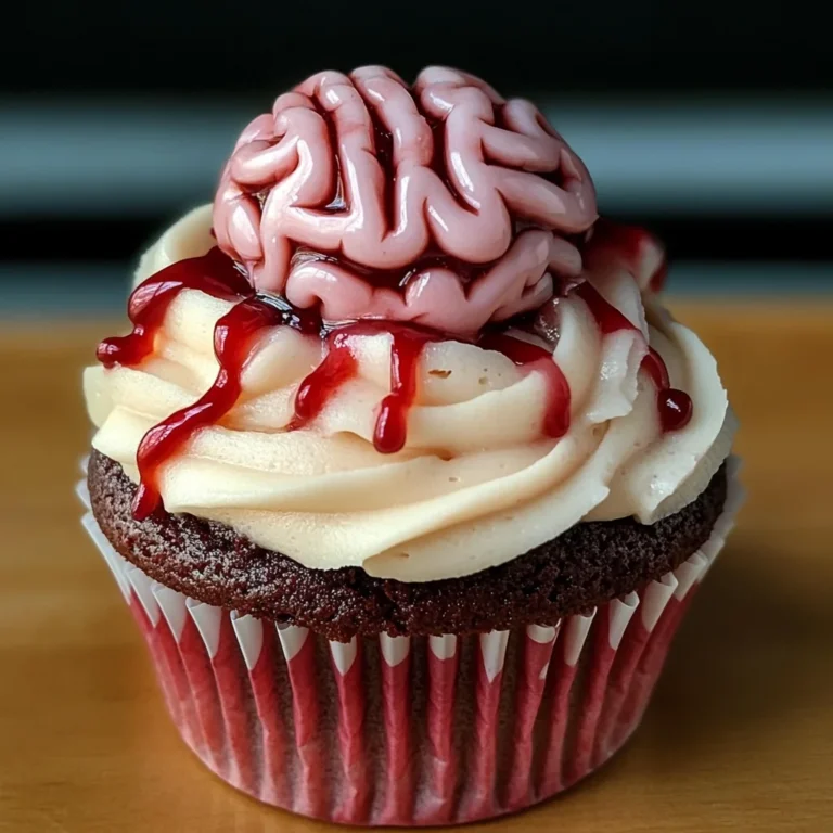 Bleeding Brain Cupcakes