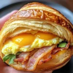Breakfast Croissant Sandwich