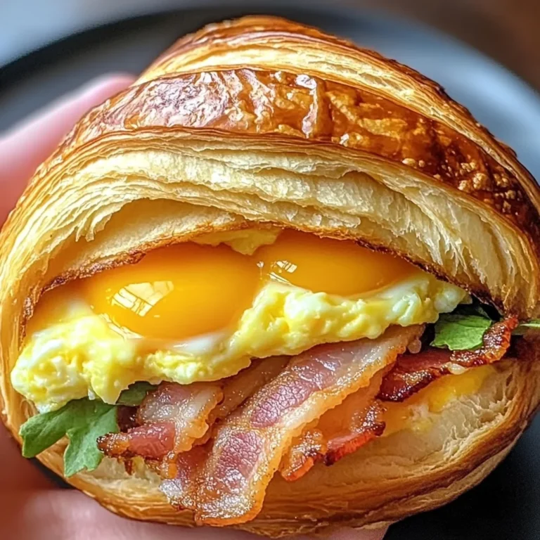 Breakfast Croissant Sandwich