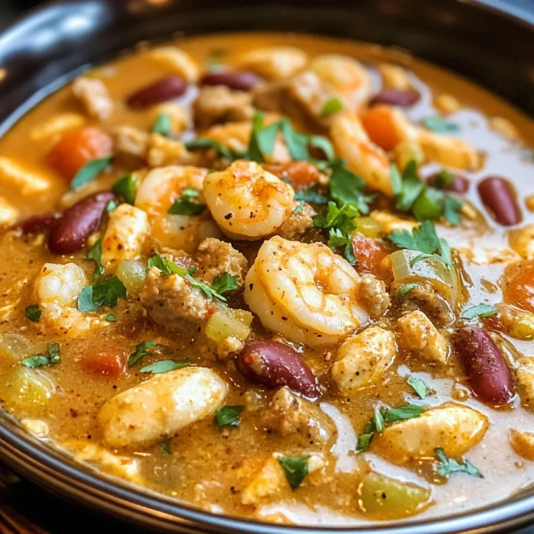 Cajun White Chicken Chili