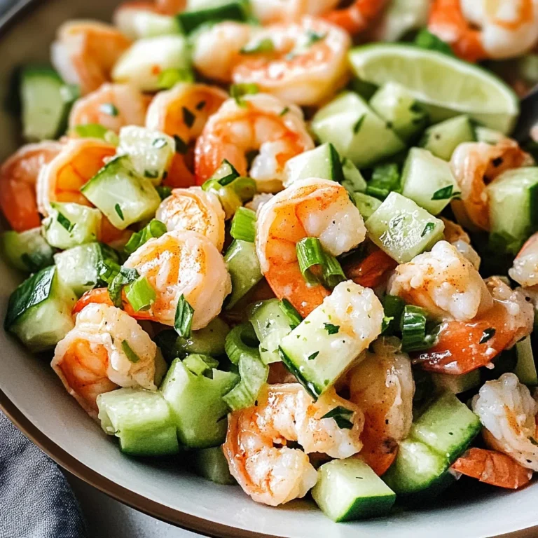 Cucumber Shrimp Salad
