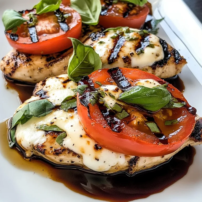 Grilled Chicken Caprese