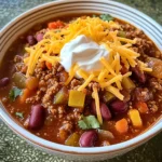 Hillbilly Chili and Cinnamon Rolls