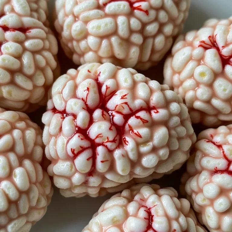 Marshmallow Rice Bubbles Halloween Brains