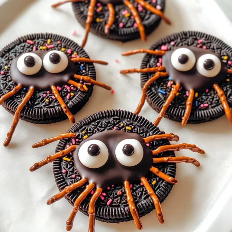 Oreo Spider Halloween Cookies