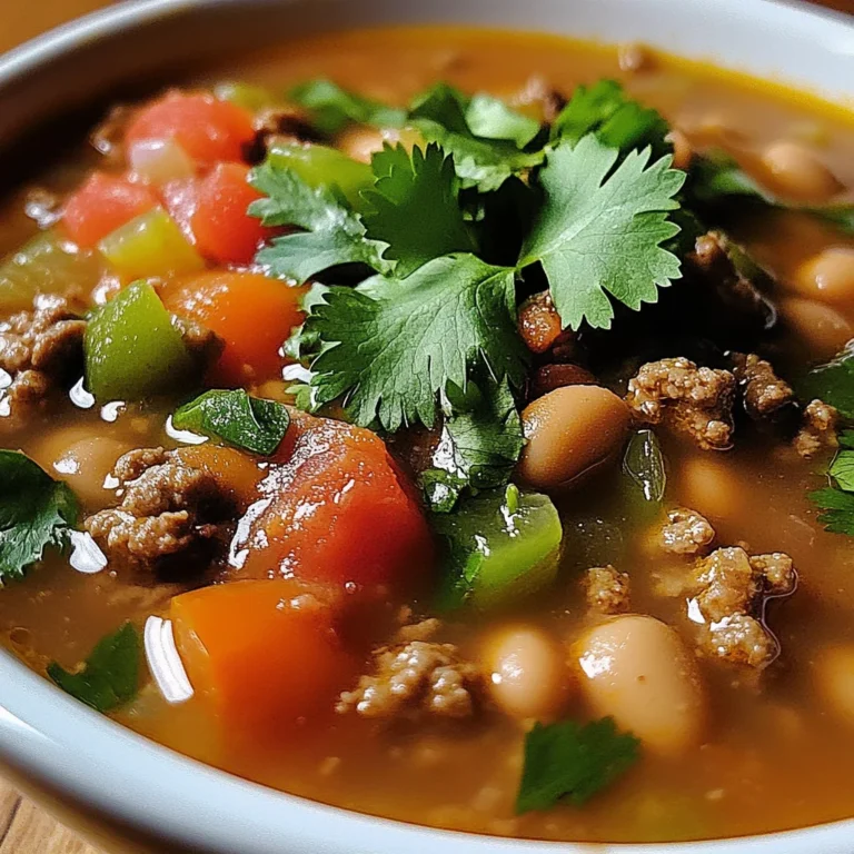 Pinto Beans Green Chile And Beef Soup