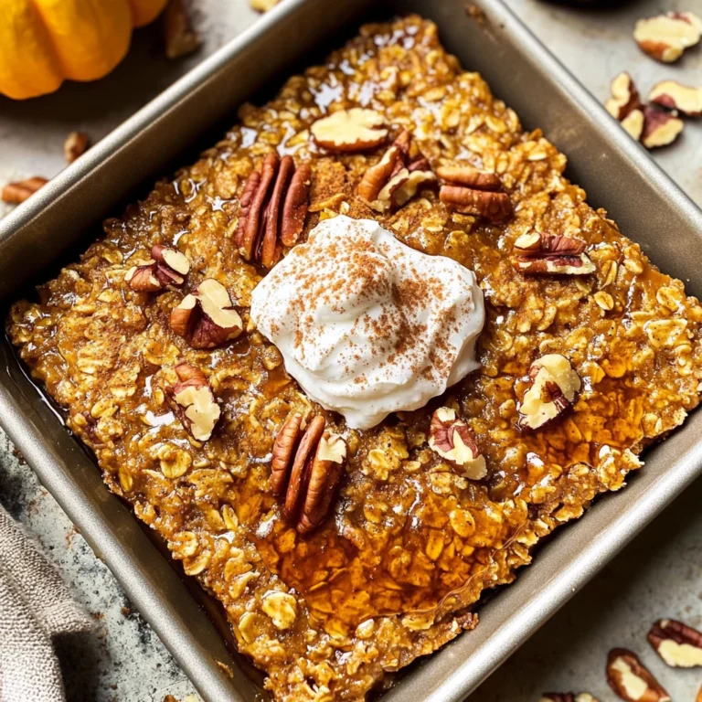 Pumpkin Baked Oatmeal