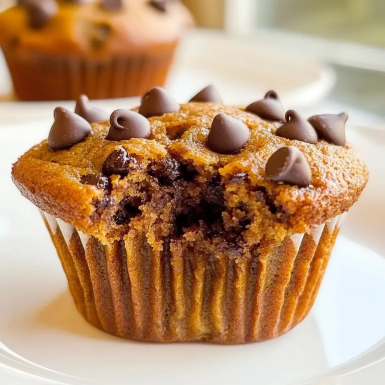 Pumpkin Chocolate Chip Muffins