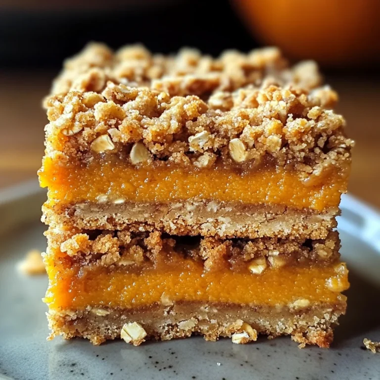 Pumpkin Pie Crumble Bars – Easy Fall Dessert Recipe