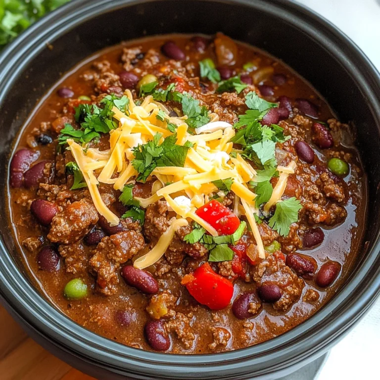 Slow Cooker Chili Con Carne