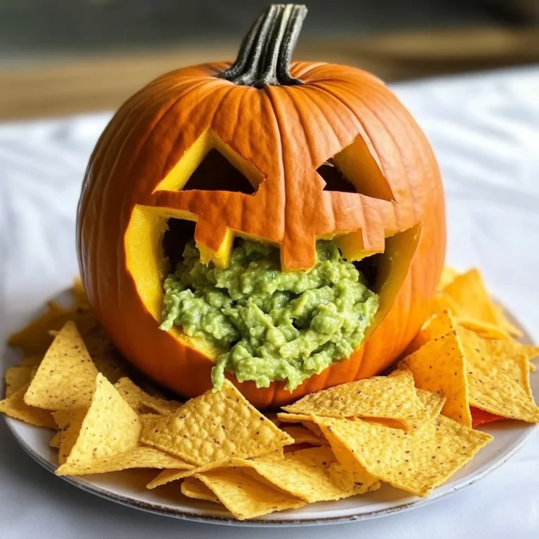 Throwing Up Pumpkin Guacamole Recipe
