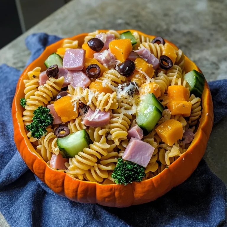 UpChuckin' Pumpkin Loaded Pasta Salad