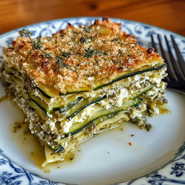 Zucchini Lasagna