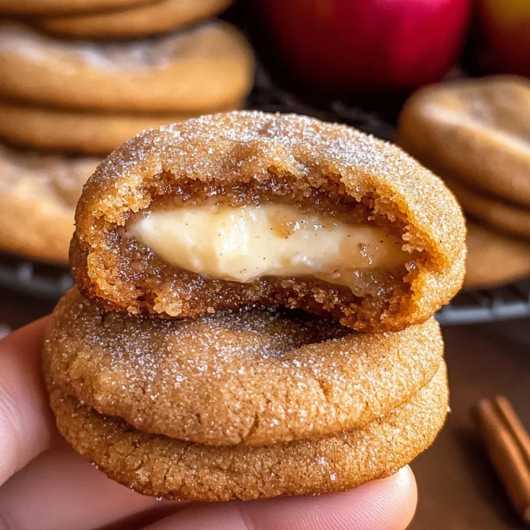 Apple Cider Cheesecake Cookies