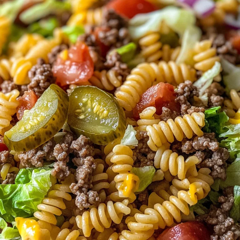 Big Mac Pasta Salad